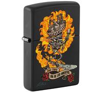 Zippo Accendino Mexican Skeleton Skater 48954 Collezionabile Metallo Multicolor Taglia Unica