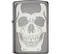 Zippo " Skull " - Fantasy - Strada Grigio - Nuovo & Originale - #816