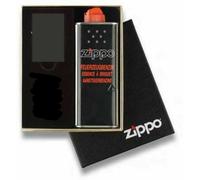 Zippo Strada Cromo + Gratis Incisione Nel Set con o Senza Set Regalo 60001162