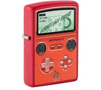 Zippo Tronic Design - Accendino tascabile rosso opaco