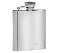 Originale " Zippo " Flachmann Inox Lucidato - 6 Once / 180 ML - Nuovo - 725566