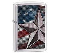 Zippo US Army Star Accendino Antivento, Unisex, US Army Star