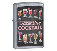 Zippo Valentine - Accendino da cocktail, edizione limitata, in argento 207