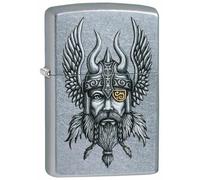 Zippo Viking Grigio Uomo donna argento 29871