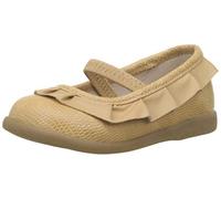 Zippy Bailarinas con Volantes para bebé Niña, Ballerine Bambina, Beige (Camel 82), 19 EU