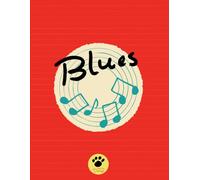 Zippy Music Blues composition book 11: A merry and practical notebook for kids, students and teachers, for handwriting, composition, notes, homework & ... Music-inspired premium illustrated cover