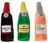 Zippy Paws Happy Hour Crusherz -Wine (3-Pack) Gioco, Giocattolo per Cane
