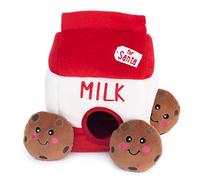 Zippy Paws Holiday Zippy Burrow - Santa's Milk And Cookies Gioco, Giocattolo per Cane - 300 g