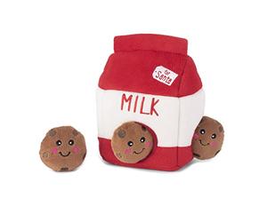 Zippy Paws Holiday Zippy Burrow - Santa's Milk And Cookies Gioco, Giocattolo per Cane - 300 g