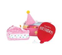 ZippyPaws Birthday Box Pink Gioco per cane interattivo