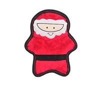 ZippyPaws - Giocattolo per cani in peluche extra resistente senza imbottitura con Squeaker, Babbo Natale