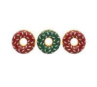 ZippyPaws Holiday Mini Latex Donutz (3-Pack)