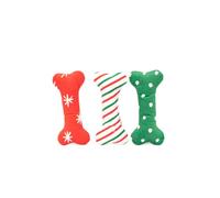 ZippyPaws Holiday Patterned Bones - Confezione da 3 normali
