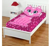 ZippySack Kitty - Biancheria da letto con cerniera per bambini. Basta cerniera e il tuo letto (o letto a castello) è fatto! Niente più letti per bambini disordinati! Niente più notti scoperte fredde!