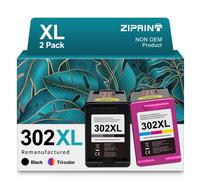 ZIPRINT 302 XL cartucce d inchiostro per HP 302 nero e colore compatibile con HP