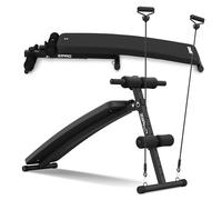 ZIPRO Panca Pieghevole Multifunzionale per Allenamento - Sollevamento Pesi, Fitness, Sit Up - Attrezzi per Casa o Palestra