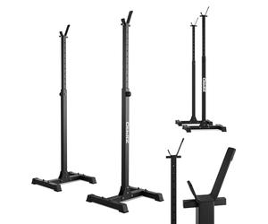 ZIPRO Rastrelliere regolabili - Stabile struttura in acciaio, altezza regolabile, ideale per squat ed estrusioni, stand di allenamento multifunzionali per palestra domestica