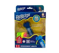 ZipString - Lanciatore di corda - Giocattolo da esterno virale, giocattolo Fidget - per bambini e adulti - Giocattoli fantastici - Corda - Bodacious Blue Zip String Toy