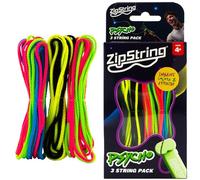 ZipString Luma - Confezione di corde di ricambio per lanciacorda, si illuminano al buio, per bambini e adulti, per carro armato di squali