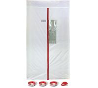 ZIPWALL ZDM-PK4 Kit porta magnetica, confezione da 4, bianco