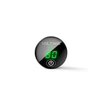 ZIRAN Voltmetro per Display della capacità della Batteria del misuratore di Tensione Digitale del Pannello LED DC 5V-48V per Auto con Interruttore Touch ON off