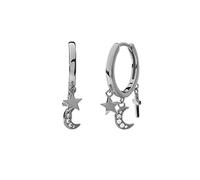 Zircon Hoop Earrings Circle Orecchini Rotondi per Le Donne Earings, LYLSSSDH, 4