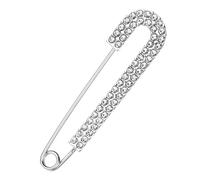 Żircon Waistband rooch, Slimming Effect Alteration Pin, New Anti-Exposure Buckle Pin For Securing Clothing, Decorative Zircon Brooch Accessory For Women, Adjust Waistbands Skirts Pants, 1 pezzo