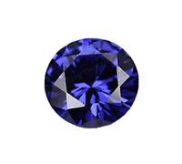 Zircone blu certificato naturale da 6,25 ct 7,00 Ratti I diamante taglio zircone cubico gemma Aaa+ Quality-B09LV9RYDN