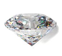 Zircone da 6,50 carati 7,25 Ratti Bella Forma Rotonda Originale Certificato Aaa+Diamante Qualità Rashi Ratan Zircone Loose Gemstone-B0DHS767, Small, Pietra preziosa