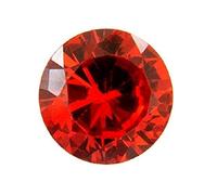 Zircone rosso 100% certificato American Diamond Stone 6.25 Ratti-B0BMYTRS93, argento, zaffiro sintetico, argento, zaffiro sintetico, argento, Zaffiro sintetico