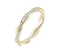 Zirconia Mujer Anillos Donne Moda Femminile Per Le Donne Anelli Alla Moda Anelli Set di Gioielli per Ragazze Adolescenti, 7, Rame, Non pietra preziosa