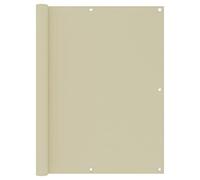 ZIRLANLV Schermo per Balcone, Parabrezza in Tessuto Impermeabile Resistente Ai Raggi Ultravioletti con Occhielli in Alluminio, Applicabile a Balcone, Giardino e Spazio Esterno (Crema #95)