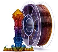 ZIRO Filament PLA Multicolore 1.75mm, Gradiente Veloce PLA Scintillante, Filamento 3D 1kg, Precisione Dimensionale +/-0.03mm, Adatto Alla Maggior Parte Delle Stampanti 3D, Miscela di gemme