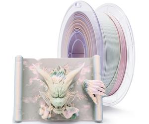 ZIRO Filamento PLA Cambio Rapido di Colore 1.75mm, Gradienti Filament PLA Opachi Multicolori, Precisione Dimensionale +/- 0.03mm, Adatto Alla Maggior Parte Delle Stampanti FDM 3D, 1kg/2.2lb, Morandi