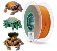 ZIRO Filamento PLA Opaco Multicolore 1.75 mm, Opaco Coestrusione Tricolore Filamento per Stampante 3D 1kg, Precisione Dimensionale +/-0.03mm, Giungla Arrugginita