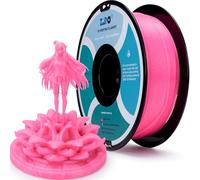 ZIRO Glitter PLA Filamento 1.75mm, Filamento Della Stampante 3D Scintillante PLA 1KG (2.2lbs), Precisione Dimensionale +/- 0.03mm, Scintillante-Rosa