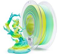 ZIRO Gradiente Opaco Filamento PLA 1.75mm, Filamento Opaco Multicolore per Stampanti 3D, Precisione Dimensionale +/-0.03mm, Bobina da 1kg, Prato Miraggio