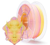 ZIRO Gradiente Opaco Filamento PLA 1.75mm, Filamento Opaco Multicolore per Stampanti 3D, Precisione Dimensionale +/-0.03mm, Bobina da 1kg, Petalo illuminato dal sole
