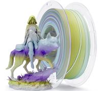 ZIRO Gradiente Opaco Filamento PLA 1.75mm, PLA Opaco Multicolore 1KG | Filamento Opaco Multicolore per Stampanti 3D, Precisione Dimensionale +/-0.03mm, Sussurro Dell'alba