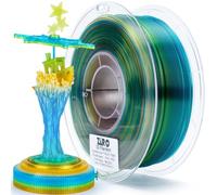 ZIRO Multicolore Filamento per Stampante 3D, Traslucido Filament PLA 1.75mm