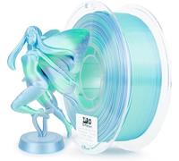 ZIRO Multicolore Seta PLA 1.75mm, Gradiente Rapido Setoso Filamento PLA