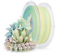 ZIRO Tricolore Opaco Filamento per Stampante 3D, Co-estrusione Multicolore Filamento PLA Opaco 1.75mm 1kg, Adatto Alla Maggior Parte Delle Stampanti 3D FDM, Nebbia Colorata