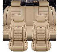 ZIROXI Auto Set Coprisedili per BMW 5er F10 F11 F07 2010 2011 2012 2013 Car Seat Cover Personalizzati Protezioni Sedili Accessori,Beigestyle