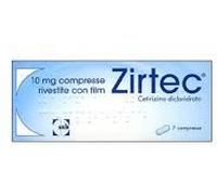 zirtec 10 mg 7 Compresse Rivestite
