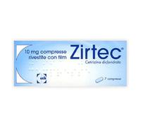 Zirtec*7cpr riv 10mg