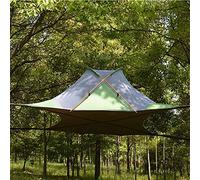 ZIRUIGONG Tenda Casa sull'Albero Sospesa Amaca da Campeggio per 2 Persone, con Garza e Copertura Antipioggia, Facile da Installare, può Sostenere Fino a 551 Libbre
