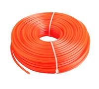 ZISEcoc 1 Rotolo Filo Nylon Universale per Decespugliatore e Strimmer - Misure: 2mm, 2.4mm, 2.7mm, 3mm, 4mm - Forma Tonda e Quadrata - Accessorio Resistente per Giardino