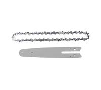 ZISEcoc Catene da 4/6/8 pollici 1/4 e barra di guida Mini catene in acciaio Lama for sega elettrica Utensile elettrico Accessorio for Sostituzione Taglio del legno