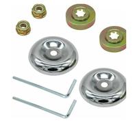 ZISEcoc Kit di fissaggio for dado adattatore for testina tagliaerba for tosaerba da 6 pezzi, lama for for attrezzi giardino