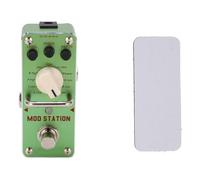 Zisemeil 11 Effetti Pedale Effetto Chitarra Modulazione Ensemble Controllo Facile per Chitarristi Guscio in Metallo Verde